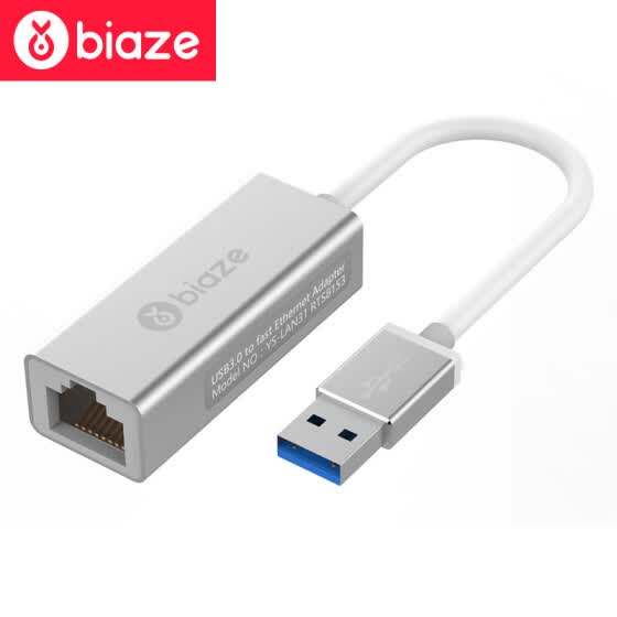 Shop BIAZE USB to Gigabit Ethernet Interface USB3.0 Ethernet Converter ...