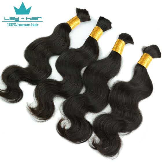 body wave bulk braiding hair