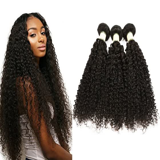 Shop Morichy 7a Unprocessed Brazilian Curly Hair 3 Bundles Virgin