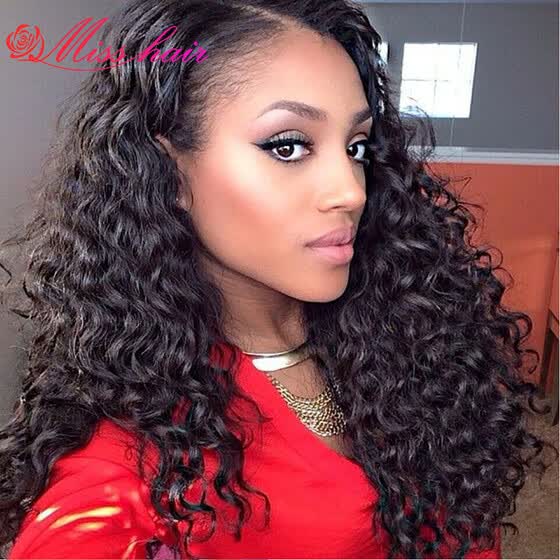 Shop Malaysian Virgin Hair 3 Bundles Deep Curly Wet And Wavy