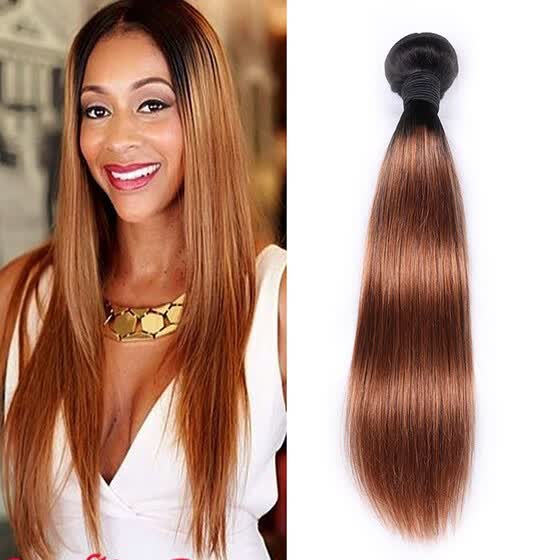 Shop Brazilian Straight Ombre Hair 100 Human Hair 3 Bundles Ombre