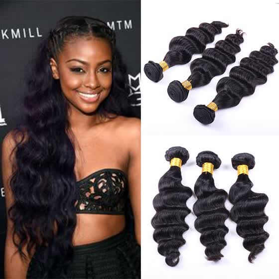 Shop Raw Virgin Indian Hair Loose Deep Virgin Hair Bundle Deals