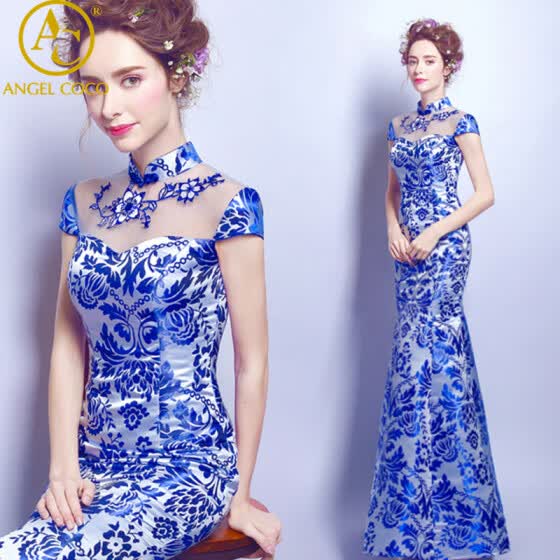 cheongsam evening gown