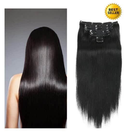 Shop Protea Hair Brazilian Virgin Remy Straight Hair Clip In Hair