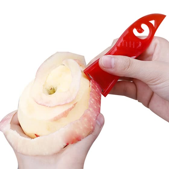 INHOU Card Holder/ portable travel fruit knife apple peeling knife peeler melon peeler manual scraper color random