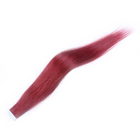 Shop Tape In Hair Extensions 100 Remy Straight Tape Human Hair