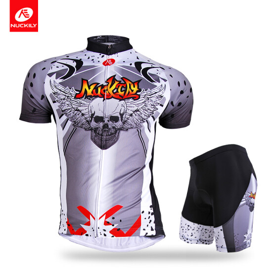 Breathable Coolmax Mens Cycling Kits Riding Racing Bike Wear Jersey & Shorts Set