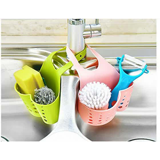 Hanging Silicone Kitchen Gadget Storage Organizer Sponge Sink Hanging Silicone Kitchen Gadget Storage Organizer Sponge Sink Holder