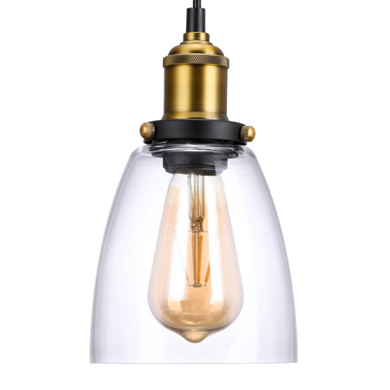 Vintage Industrial Ceiling Lamp Edison Chandelier Pendant Light Hanging Fixture