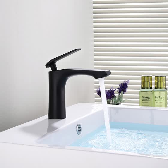 Shop Ou Lin Oulin Olmpu502 A Black Basin Faucet Painted Matte
