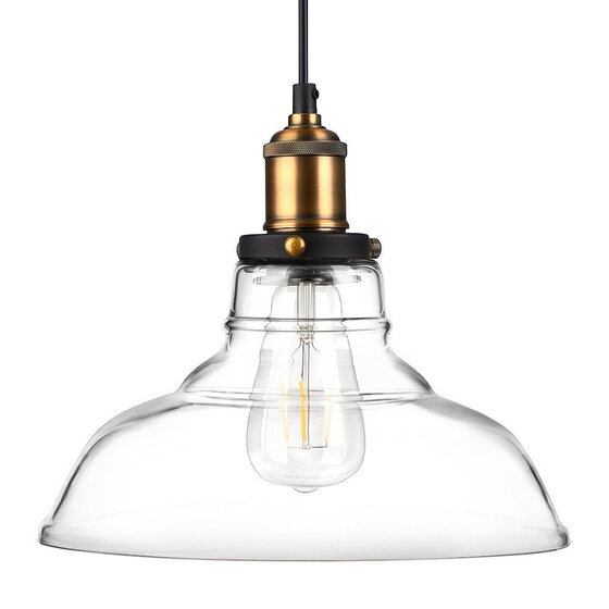BEST DEAL 1 steampunk Edison hanging pendant light socket /& Black round cord