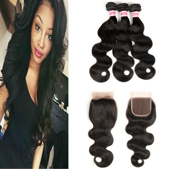 Shop Sparkle Diva Brazilian Non Remy Body Wave With Closure Free