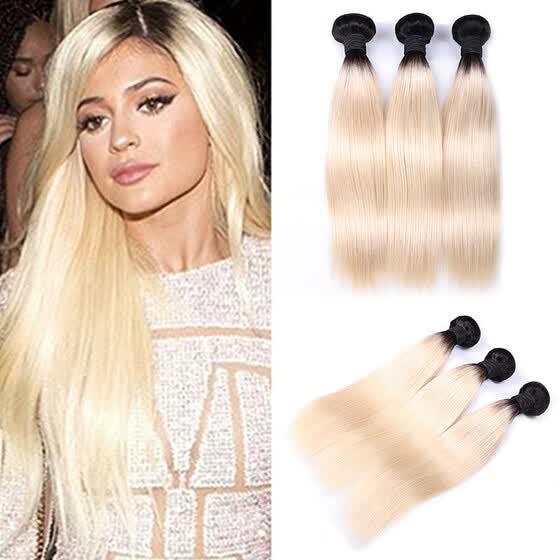 Shop Ombre Blonde Brazilian Hair 8a Brazilian Straight Virgin Hair