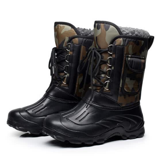 Shop Autumn Winter Warm Men Fashion Snow Boots Military