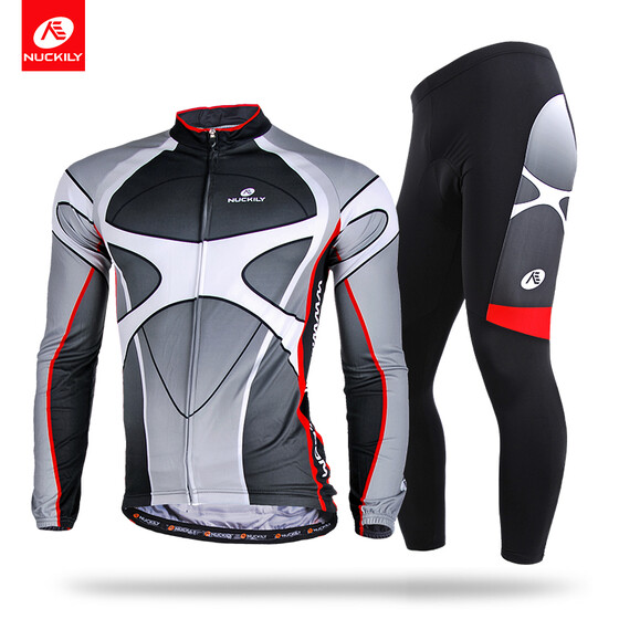 NUCKILY Women Cycling Long Set Breathable Spring//Autumn Bike Wear Suits