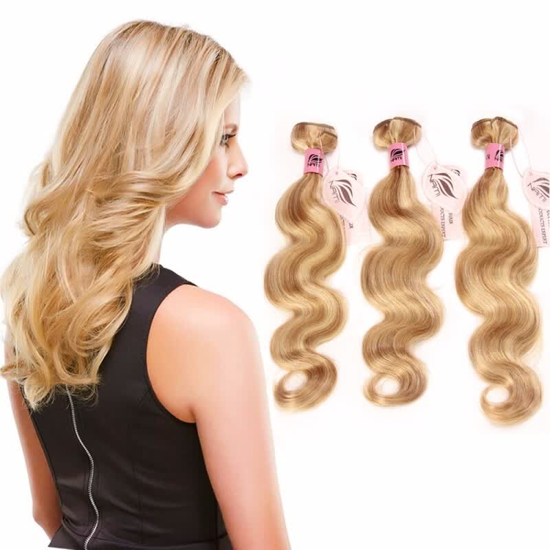 Shop Nami Hair Piano Color Brazilian Hair Weave Body Wave 3