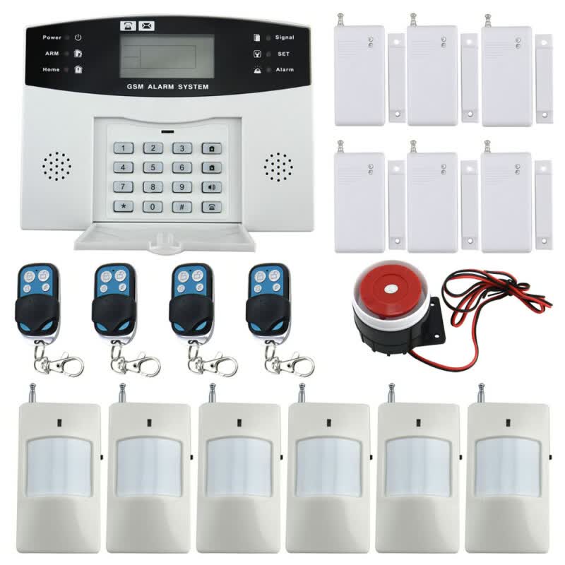 Shop Quad Band Gsm Home Sms Security Alarm System Set Online From Best Security Protective Supplies On Jd Com Global Site Joybuy Com