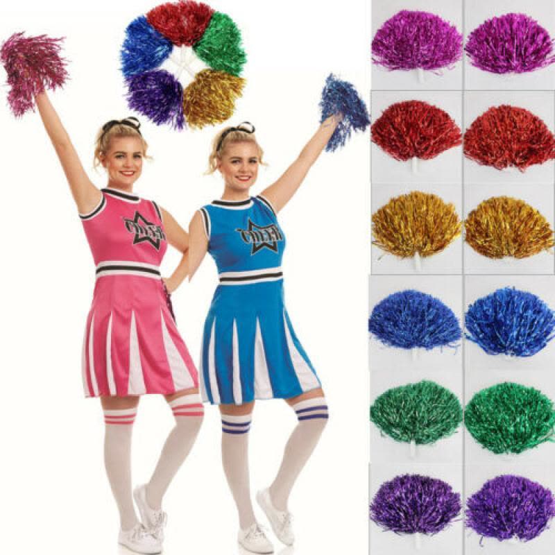 Shop Us Handheld Poms Cheerleader Cheerleading Cheer Dance Party Football Club Decor Online From Best Other Furniture On Jd Com Global Site Joybuy Com