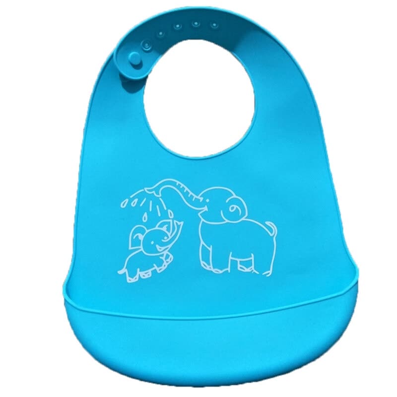 silicone bib with pocket