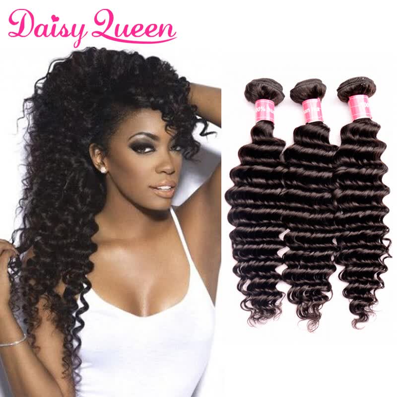 Shop Peruvian Deep Curly Virgin Hair 3pcs Lot Unprocessed Peruvian