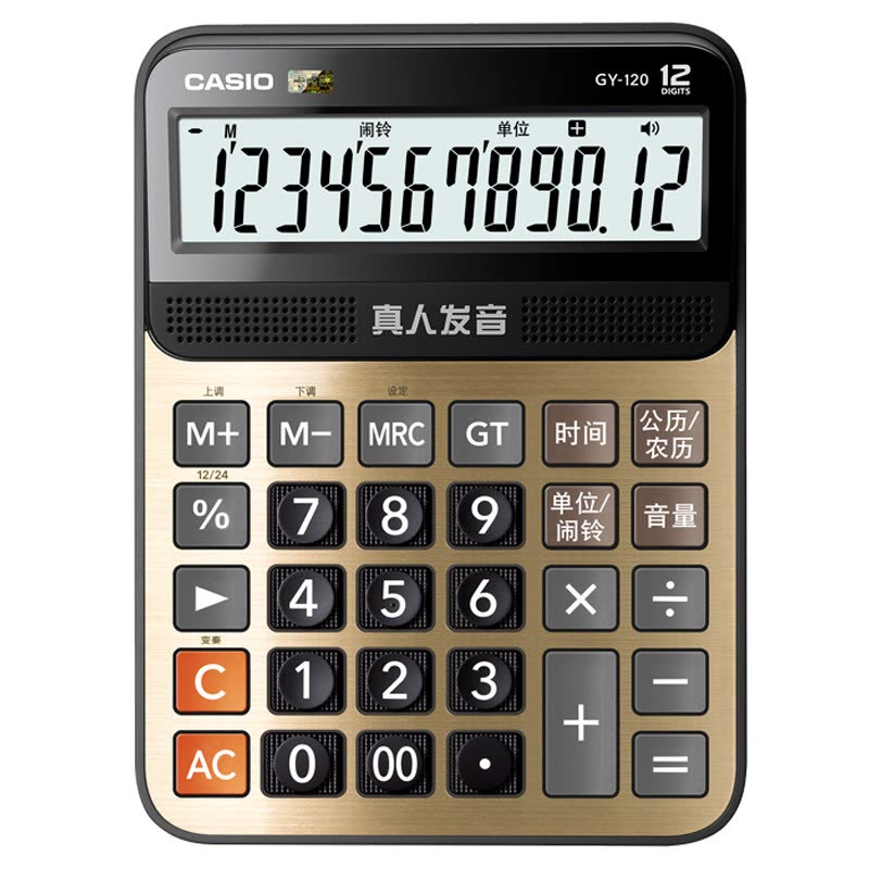 Shop Casio Gy 120 Su Dh Voice Calculator Gold Online From Best