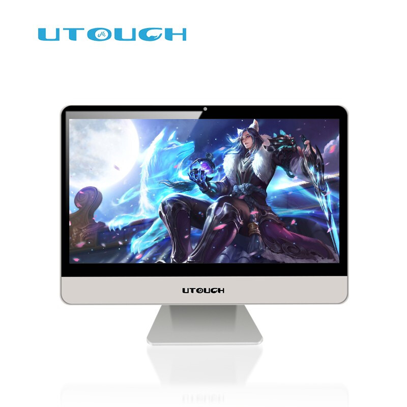  21.5 inch latest cheap manufacture desktop gaming computer all in one PC.          