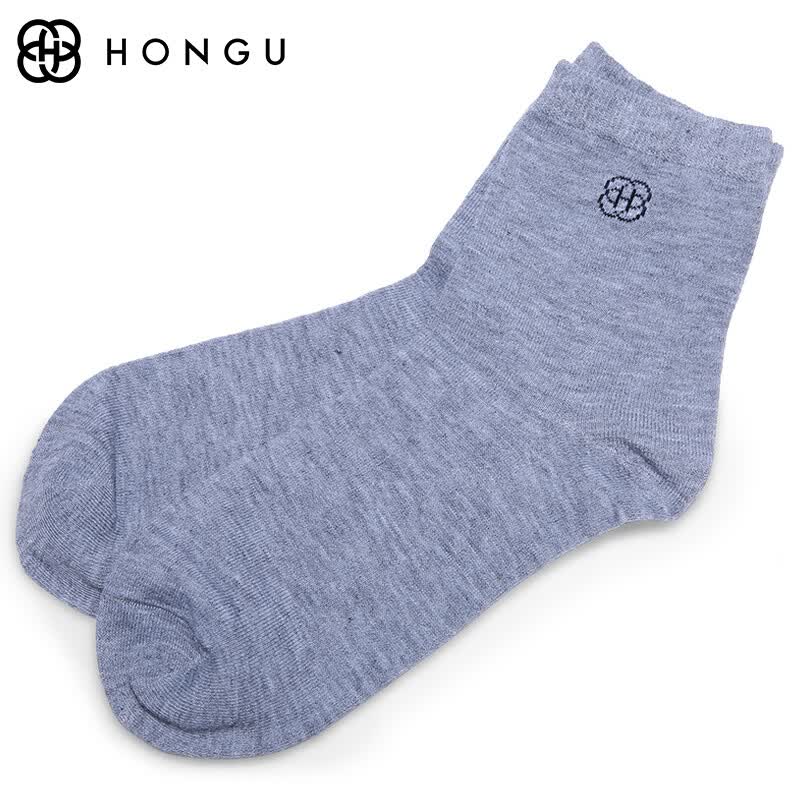  Red Long HONGU Мужские длинные носки белые 