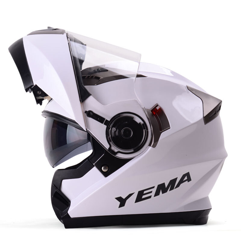 YEMA Motorcycle Helmet Full Face Racing Helmet DOT Sport Dual Visor