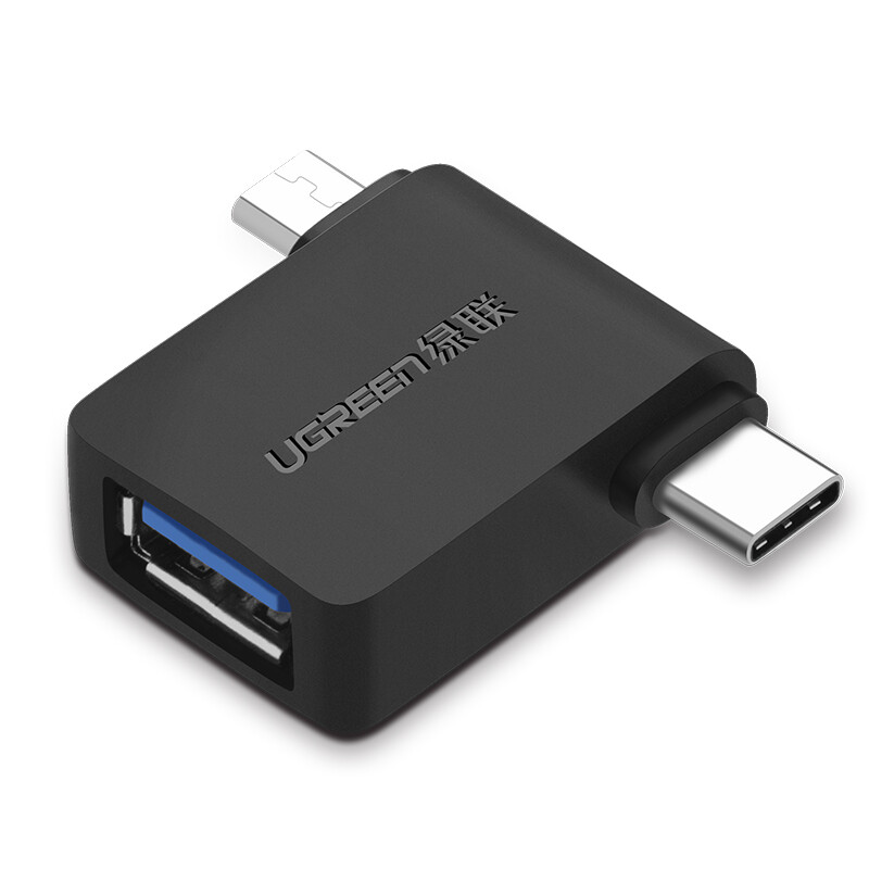  UGREEN Тип-C к USB3.0 Адаптер OTG Line Adapter USB Data Cable Converter.