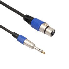 7.6 meter 2-Pack XLR Cable J/&D XLR Male to Female Microphone Cable