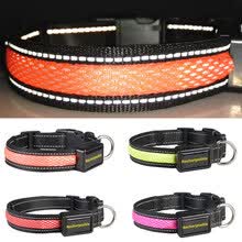 pet-supplies-Grids Solar USB Rechargeable Pet Dog LED Light Adjustable Safety Collar Strap on JD