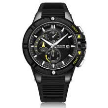 men-watches-Megir 2095 Business Quartz Sports Men Watch 3ATM Impermeable Big Dial Large Face Reloj de pulsera luminoso Microsecond Second Minute Chr on JD