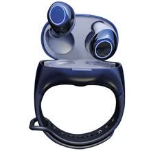 -Reloj estilo binaural TWS Auricular Bluetooth pulsera port&aacute;til llamada de tel&eacute;fono m&oacute;vil reproducci&oacute;n de m&uacute;sica reducci&oacute;n de ruido auriculares de carga on JD