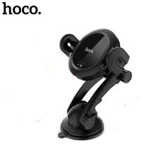 car-charger-HOCO Qi cargador de coche inal&aacute;mbrico soporte autom&aacute;tico clip de infrarrojos Air Vent Mount soporte para tel&eacute;fono de coche 10 W cargador r&aacute;pido para iphone XS Max XR on JD