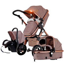 products-for-mom-Cochecito de beb&eacute; 3 en 1 con asiento de autom&oacute;vil para el sistema de viaje del cochecito de beb&eacute; plegable de alta vista cochecito de beb&eacute; on JD