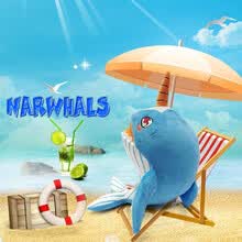 -Narwhals Stuffed Baby Plush Shark Singing Toy Family Party Dolls Cumplea&ntilde;os Regalo de a&ntilde;o nuevo para ni&ntilde;os on JD