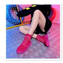 fashion-sneakers-2018 nuevas botas de estudiante de arranque Versi&oacute;n coreana de los zapatos de invierno salvaje Martin botas viento femenino brit&aacute;nico on JD