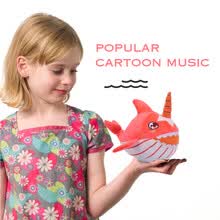 -Narwhal Movible Stuffed Baby Plush Shark Music Toy Family Party Doll Cumplea&ntilde;os Regalo de A&ntilde;o Nuevo para Ni&ntilde;os Mascotas on JD