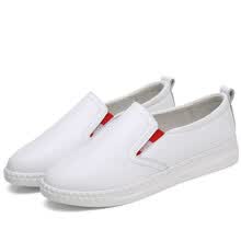 fashion-sneakers-2018 salvajes zapatos planos blancos c&oacute;modos conjuntos de pies zapatos de enfermera un pedal plano Lok Fu zapatos individuales on JD