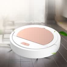 robot-vacuum-cleaner-Robot Aspirador Ultrafino 1800Pa Barrido autom&aacute;tico recargable de succi&oacute;n fuerte para alfombras de piso de madera dura Cuidado del cabello para mascotas on JD