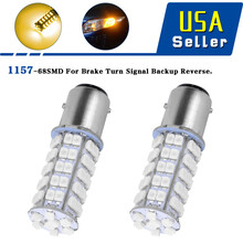 4x RED 1157 27SMD 5050Chip High Power Car Brake Tail LED Light Bulbs 1142 12V