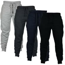 mens plain jogging bottoms