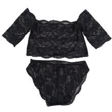 -Vestido de lencer&iacute;a de tanga de encaje sexy para mujer Ropa interior de babydoll Ropa de dormir Ropa de dormir Se&ntilde;ora Venta caliente on JD