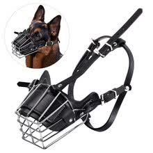 pet-supplies-Pet Dog Mouth Breathable Adjustable Anti-Bite Metal Muzzle Protection Cover on JD