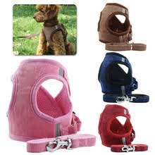 pet-supplies-Cute Dog Harness Puppy Fashion Adjustable Walking Vest Leash Set Pet Supplies on JD