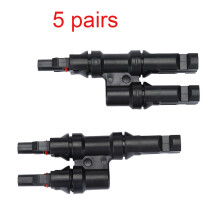 HOT 1Pair Y//T Type Branch MC4 Connector Solar Panel Cable Adapter solar panel WD