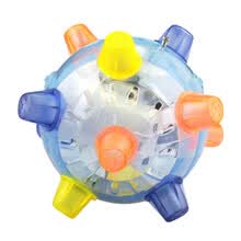 pet-supplies-Bola de perro intermitente para juegos Bola de ni&ntilde;os Led Mascotas Juguetes Salto Joggle F&uacute;tbol loco Juguete de color divertido para ni&ntilde;os Productos para mascotas on JD