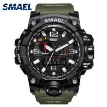 men-watches-Reloj militar SMAEL de la marca Reloj S Swock Reloj de pulsera deportivo Reloj LED de buceo 50 m Wateproof Deporte de la aptitud Relojes on JD