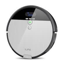 robot-vacuum-cleaner-ILIFE V8s  Aspirador Robot con tanque de agua inteligente,limpieza programada, adecuado para pisos duros, con pantalla t&aacute;ctil LCD on JD