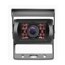 -DC 12 ~ 24V C&aacute;mara de copia de seguridad del coche, CCD BUS C&aacute;mara del cami&oacute;n 18 IR luces Vista posterior Aparcamiento reverso C&aacute;mara 15m 10m cable de video Visi&oacute;n nocturna on JD